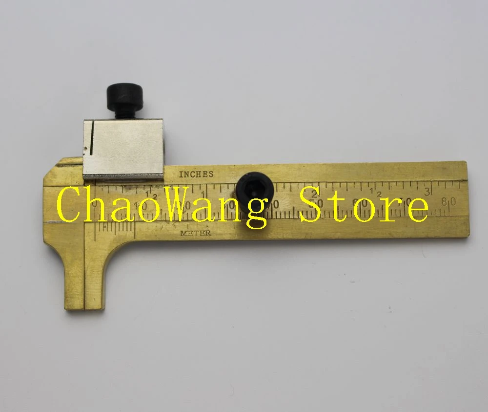 

Jewelry Measuring Tool cutting gauge brass gauge ruler