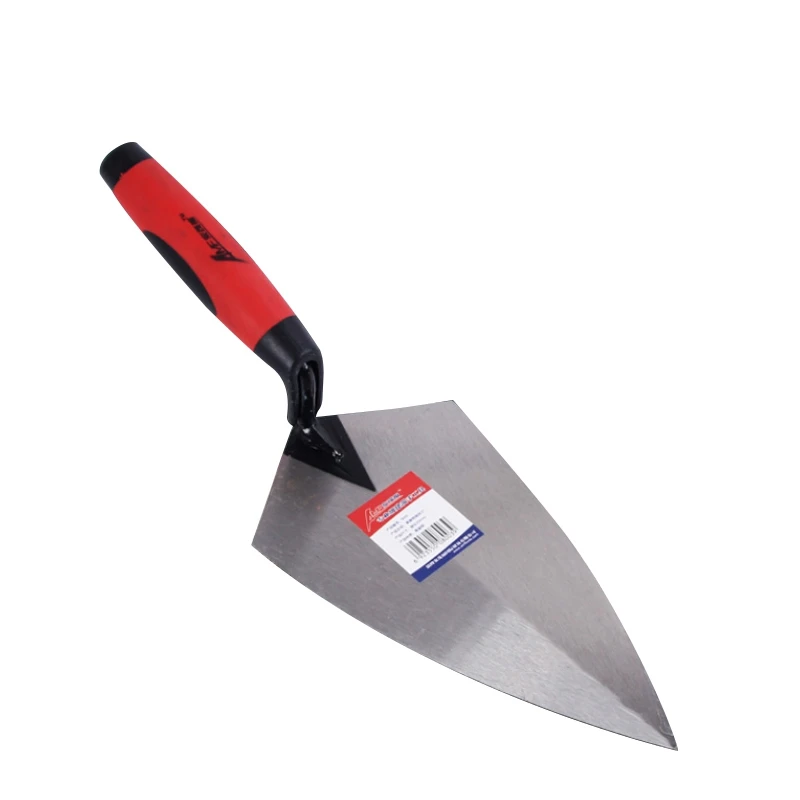 5/6/10/11/12 inch Construction Tools Putty Knife Brick Trowel Laying Carbon Steel Blade Pointing Plaster Tool Carbon Steel 2023