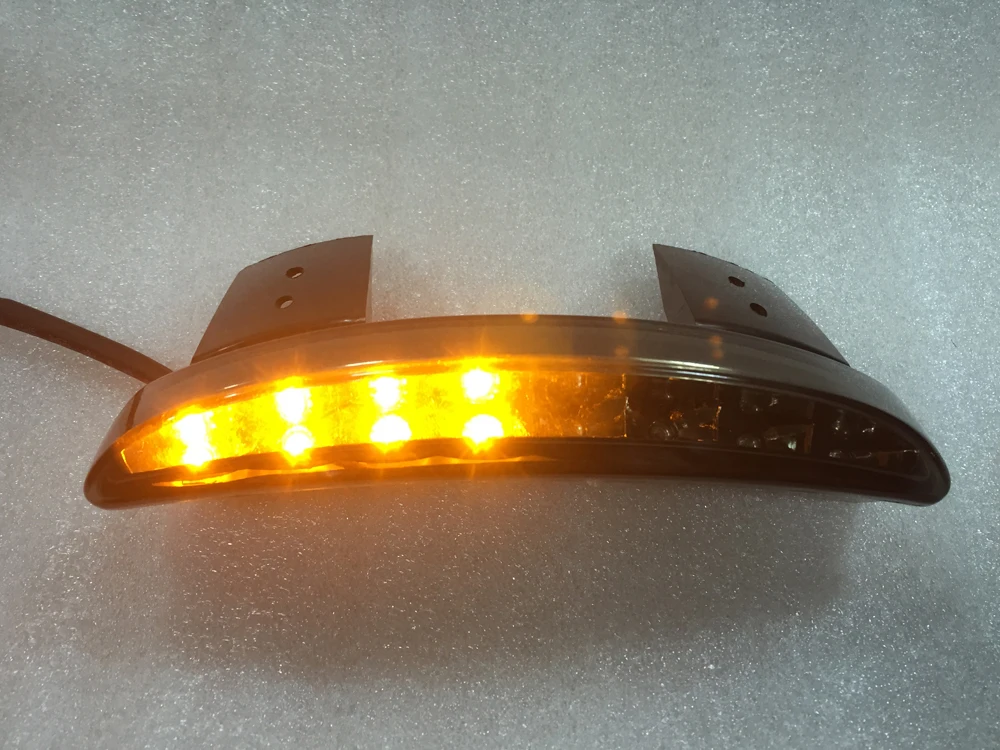 Chopped Fender Integrated LED Tail Light Turn signal Blinker For Harley Iron XL 883 1200 XL1200V Seventy Two