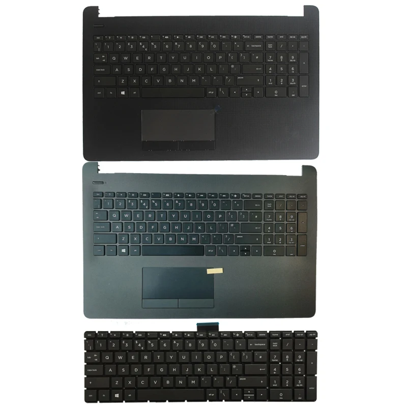 

UK laptop keyboard for HP 15-bs191OD 15-bs192OD 15-bs193OD 15-bs194OD Uk keyboard /with Palmrest Upper Cover