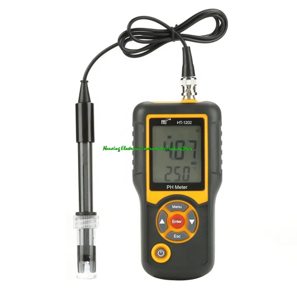 

High Accuracy HT-1202 PH Meter Digital With ATC Test Meter 0-14 LCD Water PH Quality Tester ph PH Pen Tester