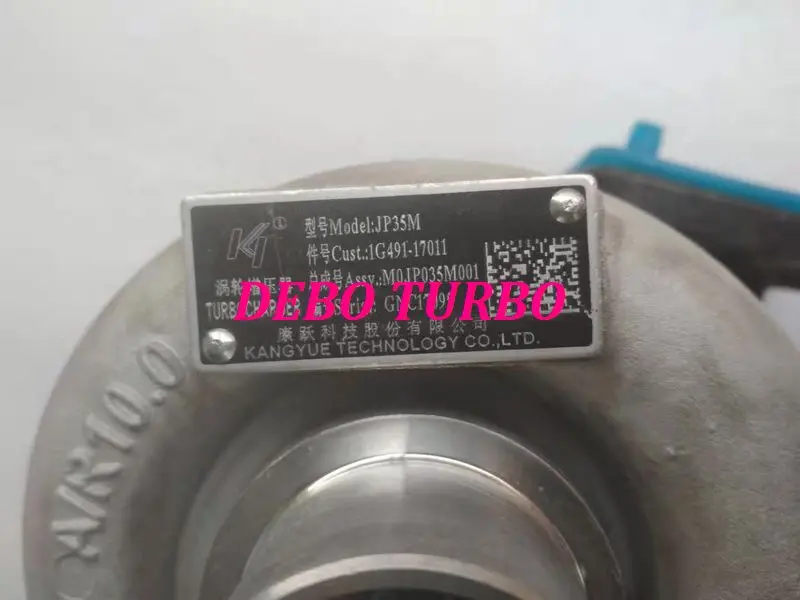 NEW KANGYUE RHF3 1G491-17010 CK40 VA410164 Turbo Turbocharger for KOMATSU Kubota PC56-7 Excavator Bobcat Tractor 4D87,V2403