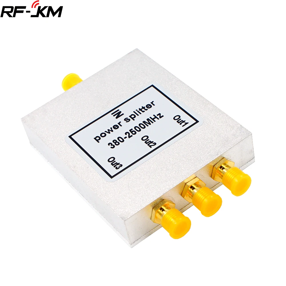 3  Way Sma Power Splitter 380mhz~2500mhz  Sma Female Connector Power Divider Splitter Divider For Wifi Gps Booster