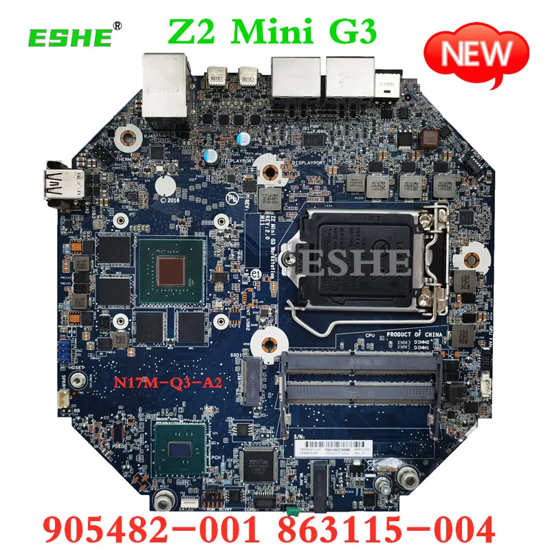 905482-001 905482-601 863115-004 Motherboard For HP Z2 Mini G3 Workstation Motherboard LGA115 DDR4 N17M-Q3-A2 tested good