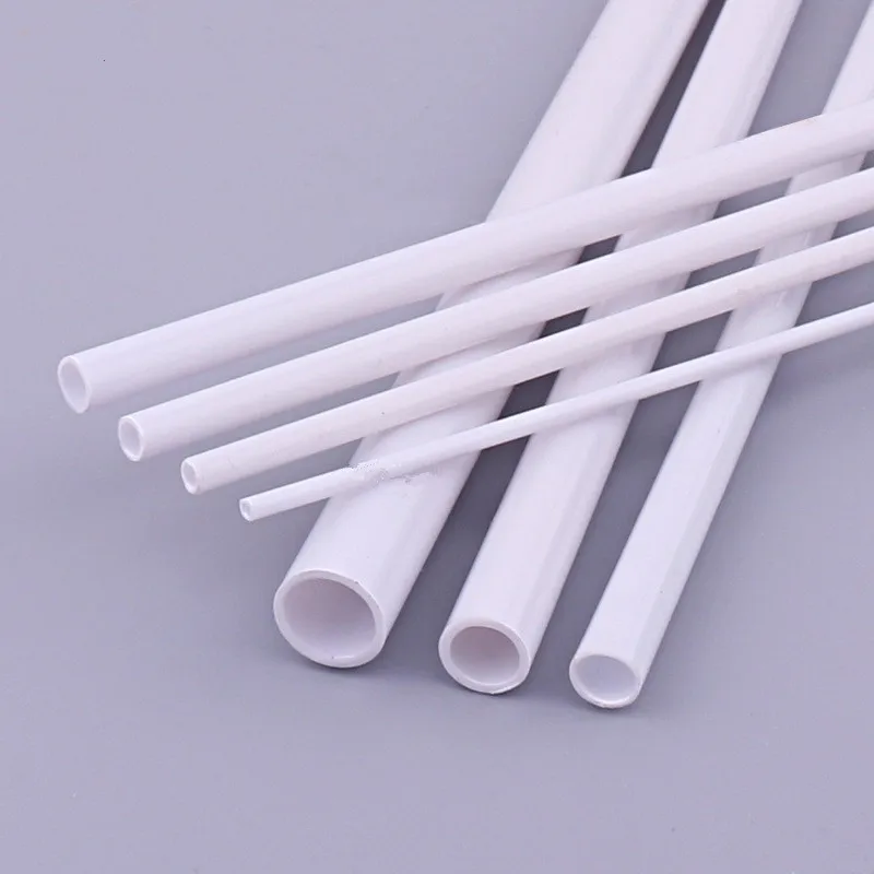 

20pcs ABS Round Tube Hollow Circular Plastic Pipe Dia 2mm 5/6/8/10mm for DIY Model Toys Handmade Buidling Parts L 500mm