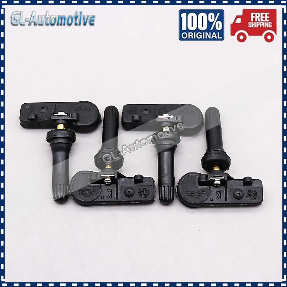 

Set of (4) TPMS 56029479AA Tire Pressure Sensor for Dodge Dakota Jeep Wrangler Compass Grand Cherokee Chrysler 200 315MHz