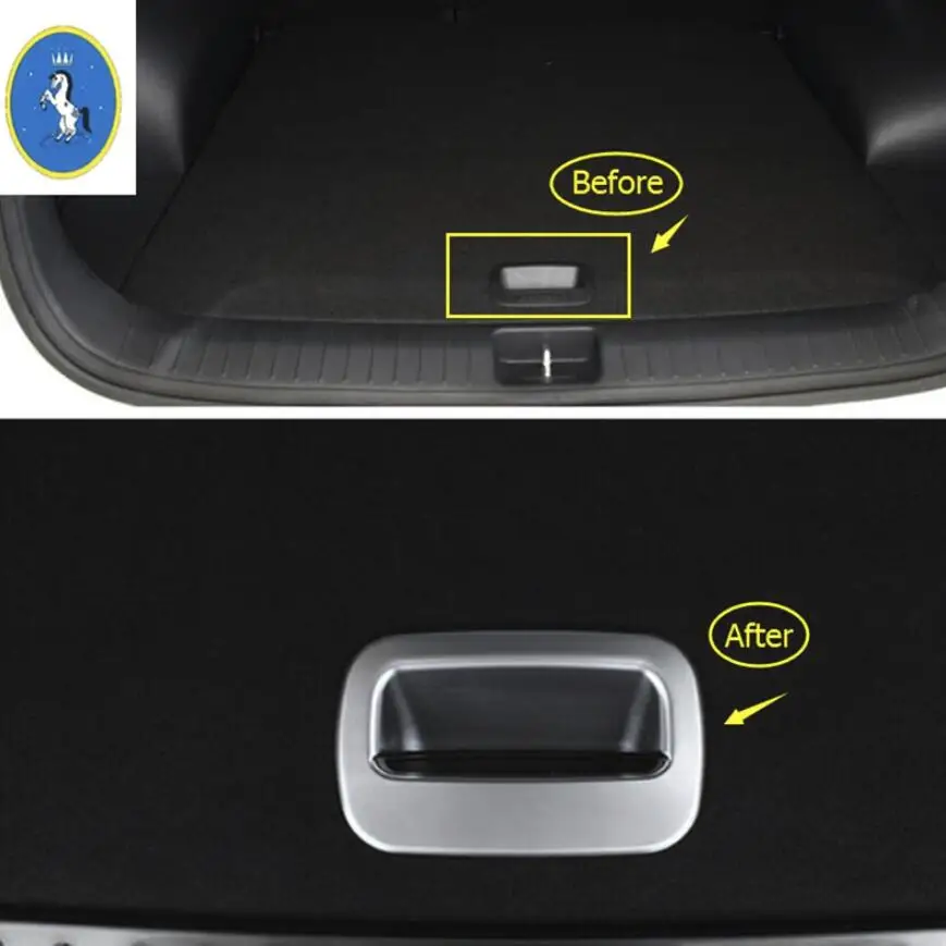 

Car Accessories Rear Trunk Tailgate Door Clapboard Handle Decorative Frame Cover Interior Trim Fit For KIA Sportage 2016 - 2020