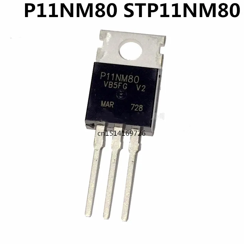 Original 5 uds./P11NM80 STP11NM80 TO 800-220 V 11A