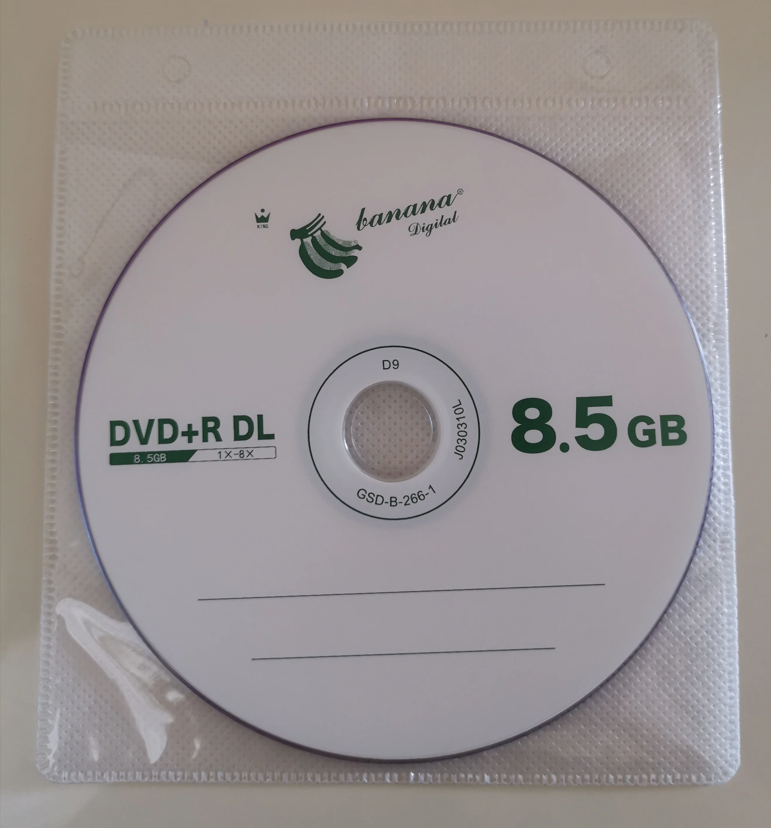 

10Pcs Wholesale DVD Disc DVD+R DL 8.5GB Dual Layer D9L 8X Blank Disk 240Min