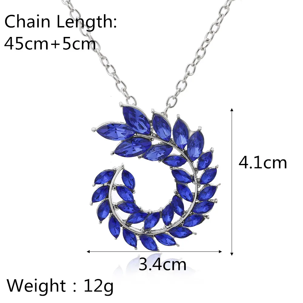 XIYANIKE Fashion Wedding Jewelry Set 2019 Chain Enamel Charm Crystal Rhinestone Jewelry Sets For Party Bridal Necklace Earrings