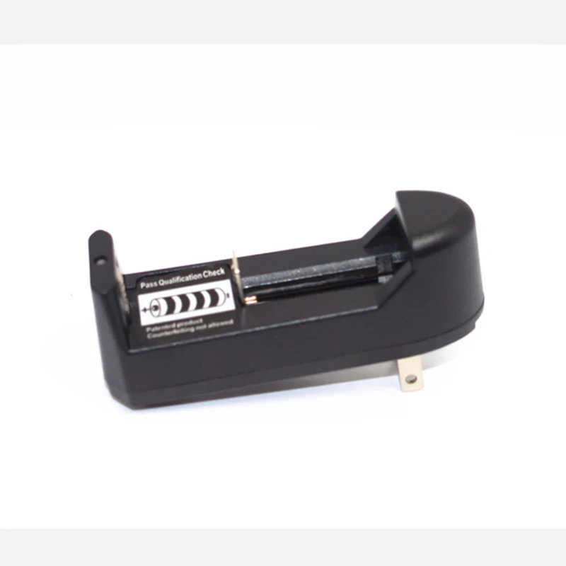 1 Slots Universal 3.7V 500ma Intelligent power off Battery Charger Adapter IC EU US Plug for rechargeable Battery 18650
