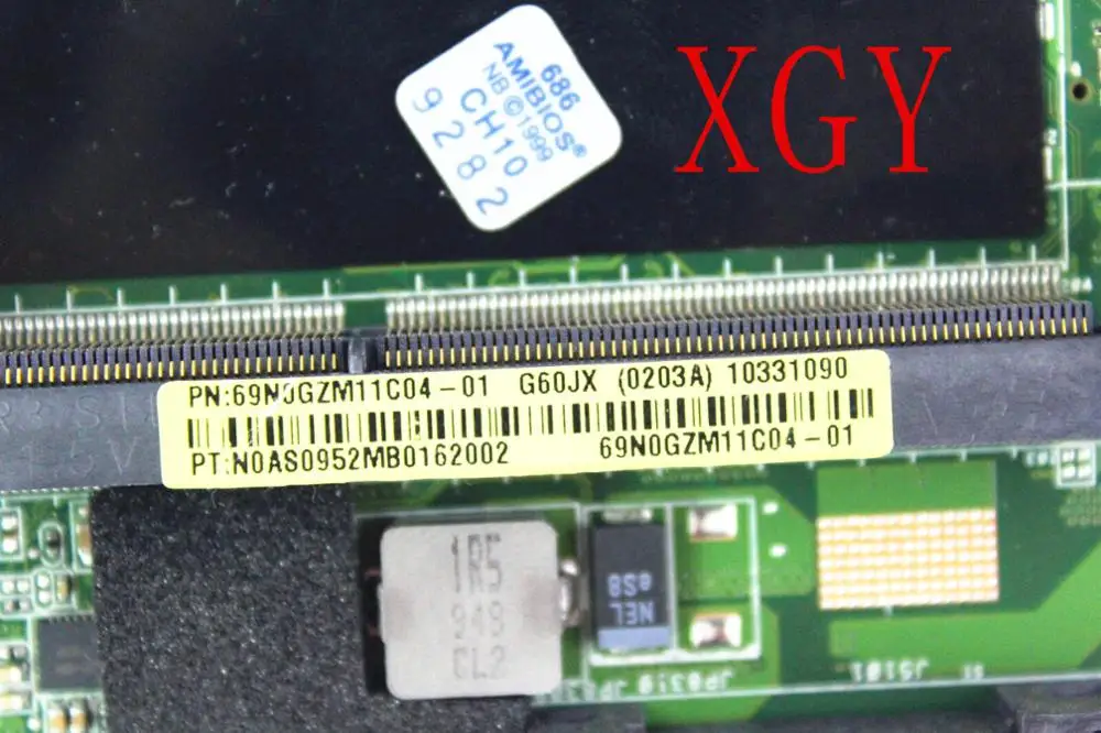 Imagem -03 - Placa-mãe do Portátil para Asus G60jx G51j G60j G51jx Rev2.0 Não-integrado Ddr3 Hm55 100 Testado ok