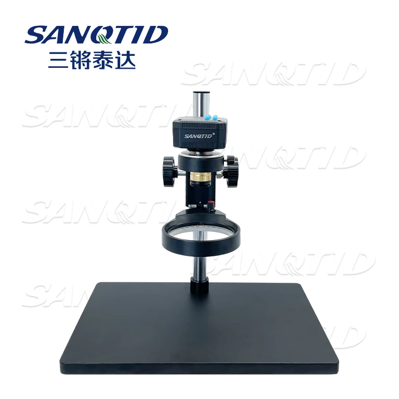 32MP Industrial Video Microscope Camera HDMI USB+High Working Distance Large Depth of Field Lens+LED  Light +Bracket  microscope