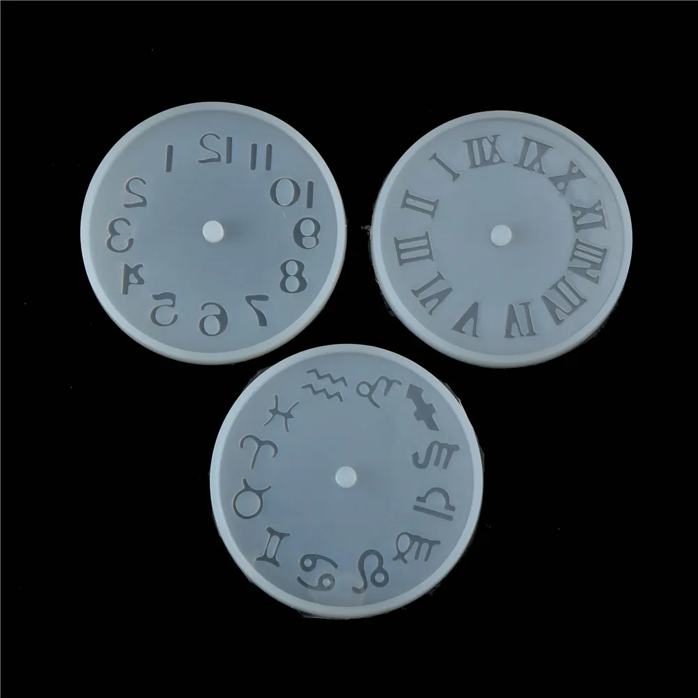 1Pcs Resin 9.8cm Big Clock Silicone Mould Handmade Tool DIY Epoxy Resin Molds Silicone Mold For Jewelry