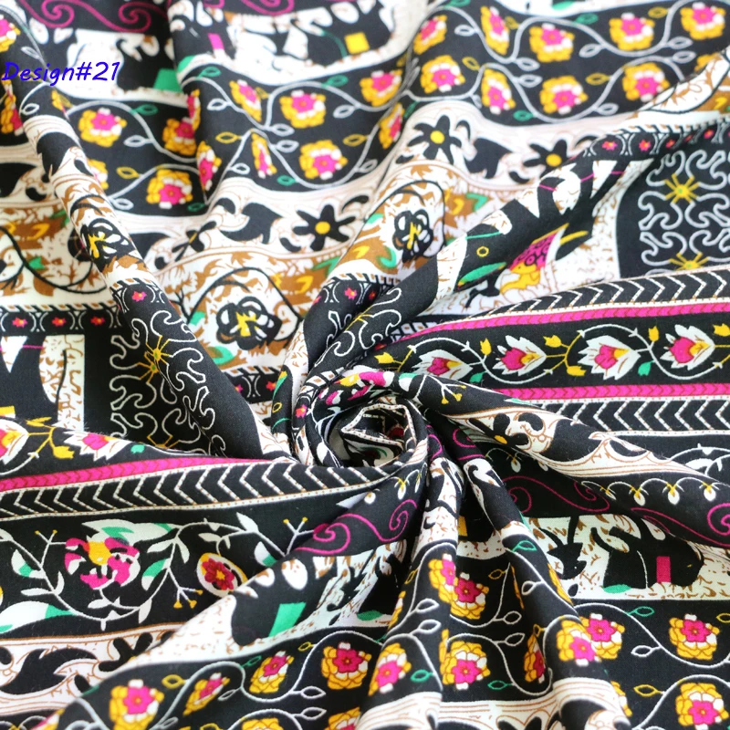 1 Meter X 1,35 Meter Hochwertiger Viskose-Stoff Rayon-Popeline Kleider- und Hemdenmaterial Großhandel – Detail 38
