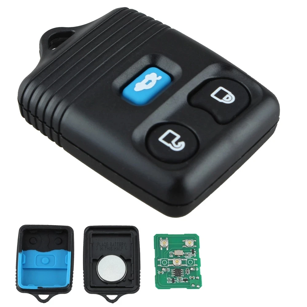 433 Mhz 3 Nút Chìa Khóa Xe Ô Tô Thay Thế Xe Từ Xa Key Fob Có Chip Cho Xe Ford Transit MK6/ Connet 2000-Chương Trình 2006 Chi Tiết