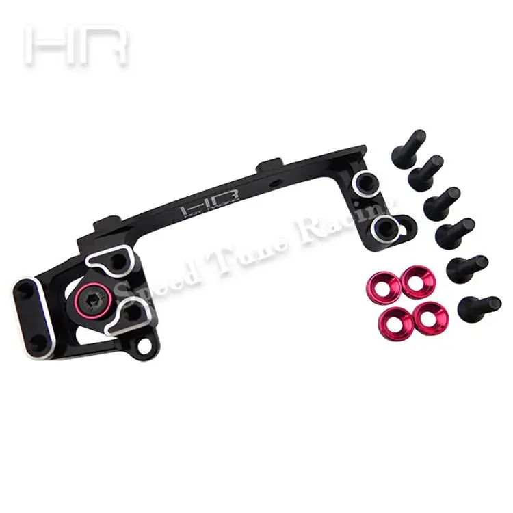 Hot Racing Aluminum Servo Mounting Bracket in Black for SCX10II