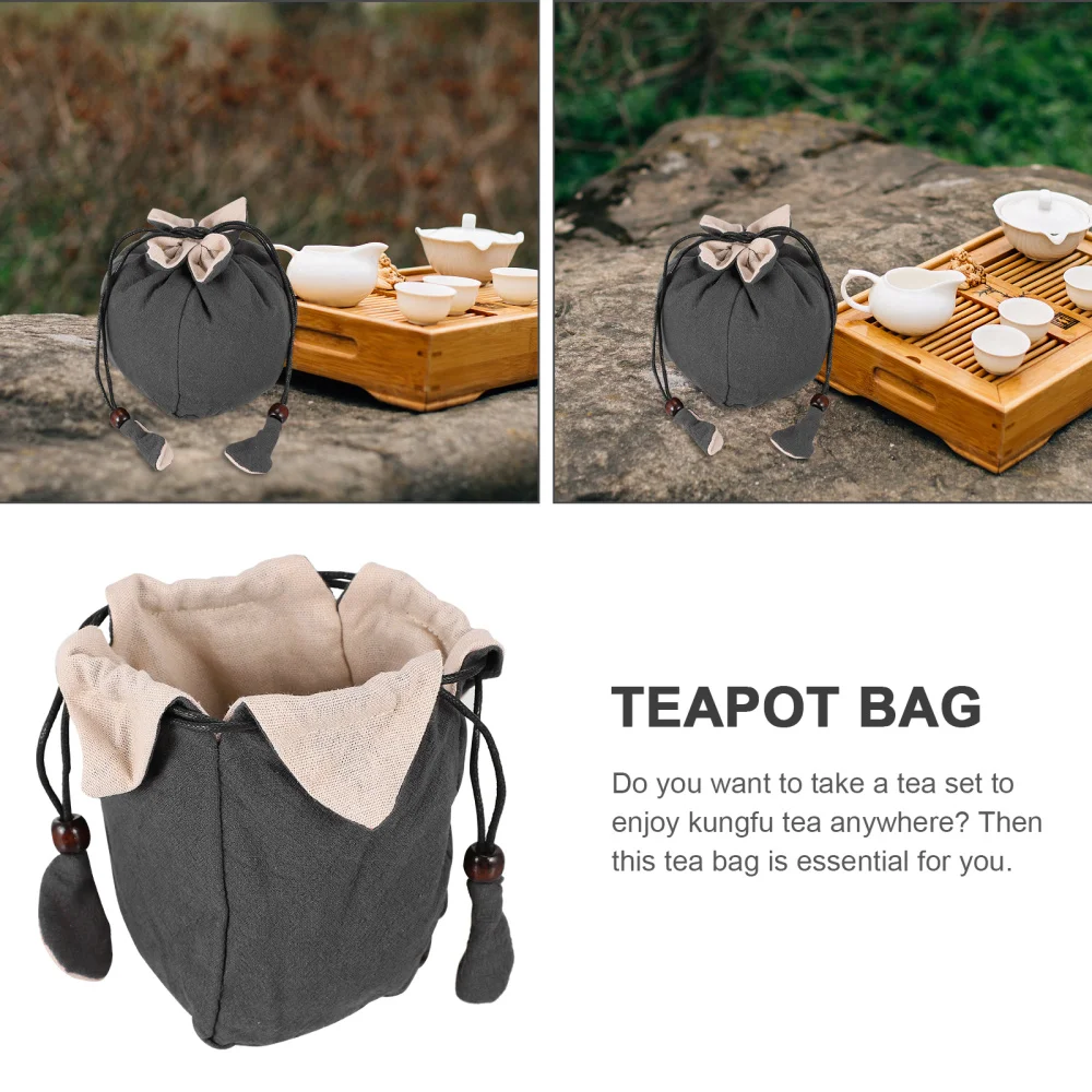 Travel Transporting Storage Bagspot Storage Bagscup Storage Bag Outdoor Cotton Drawstrings Cup Pouch