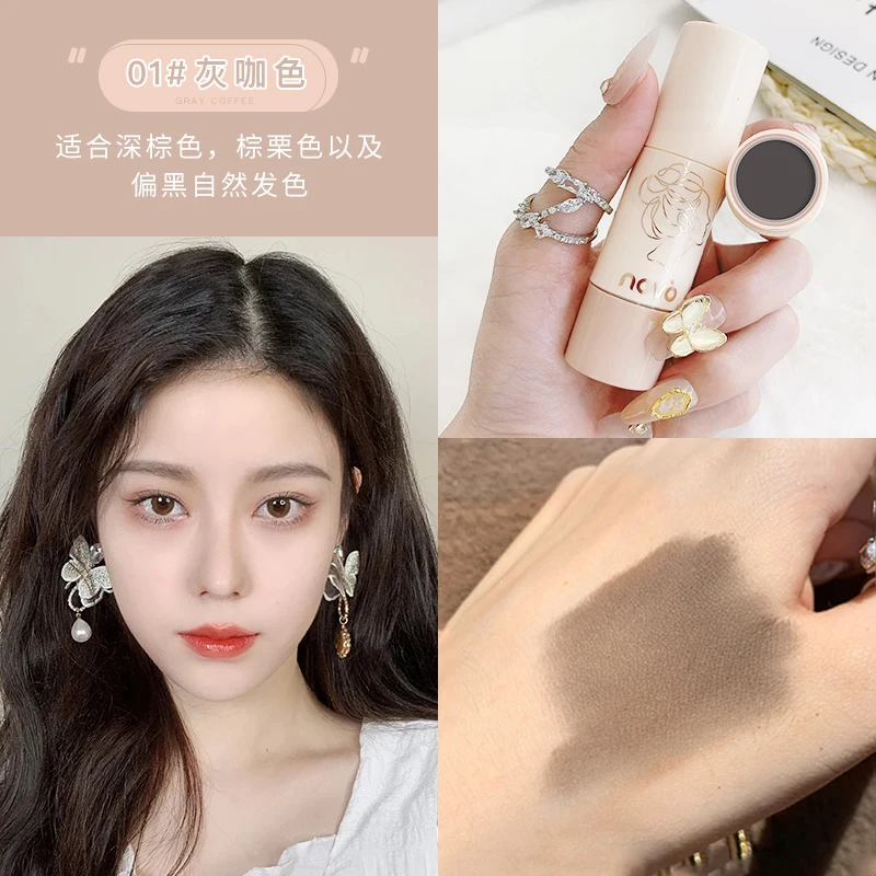 Natural Facial Contouring Powder Shadow Bronzer Repair Hairline Powder Long Lasting Waterproof Easy to Wear Nourishing Hair