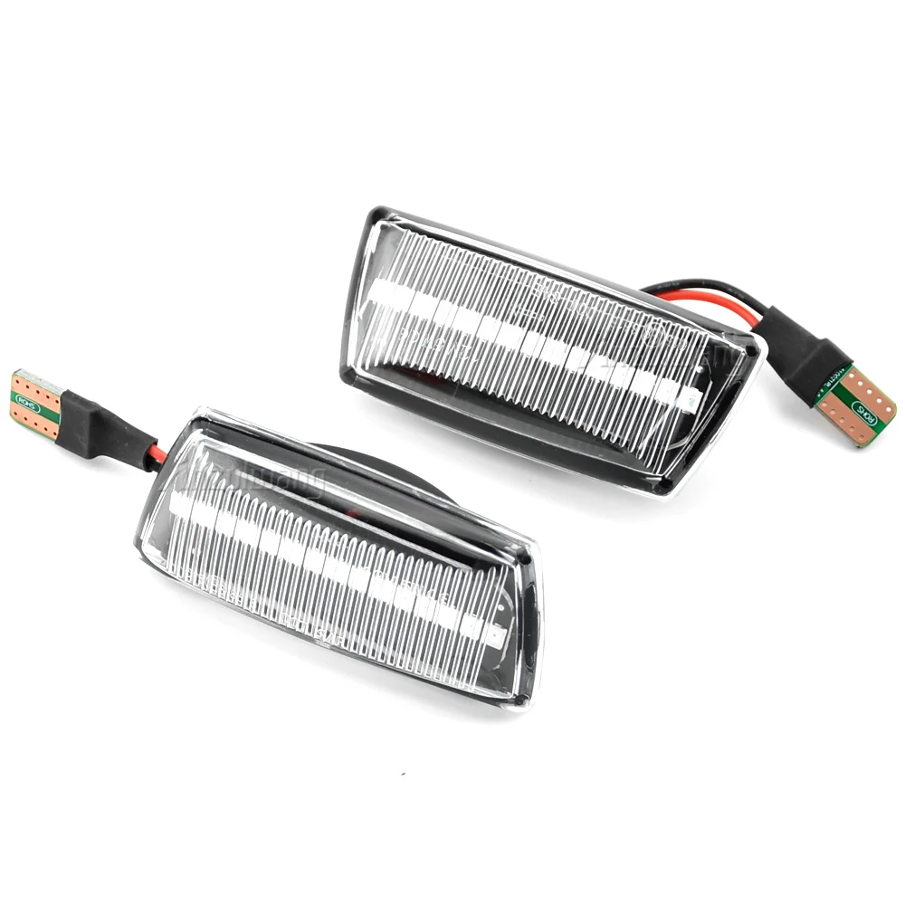 2pcs For Chevrolet Cruze J300 Aveo Orlando Cadillac BLS Opel Astra Zafira Corsa Adam LED Dynamic Side Marker Turn Signal Lights