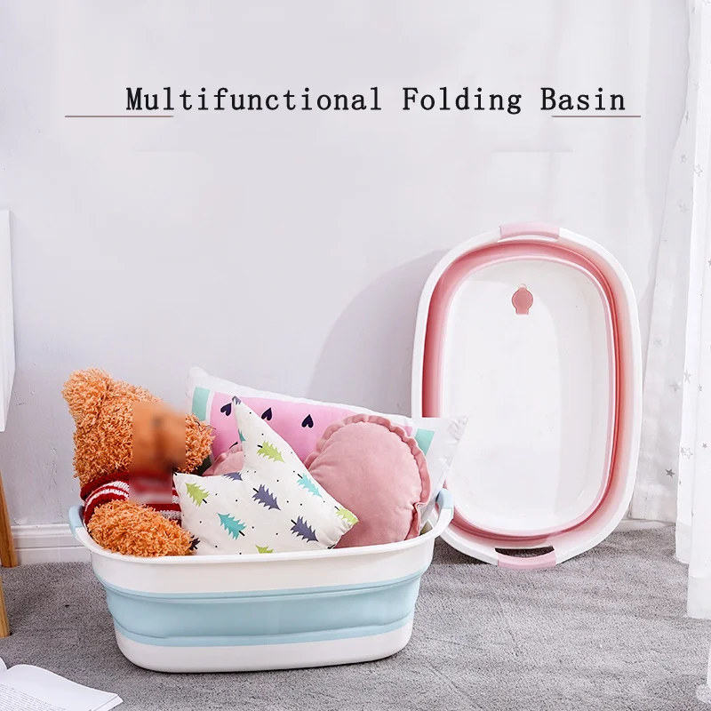 Portable Newborn Baby Folding Bath Tub Baby Swim Tubs Foldable Washing Non-Slip Bathtub Security Spa Children Kids Bath Tub