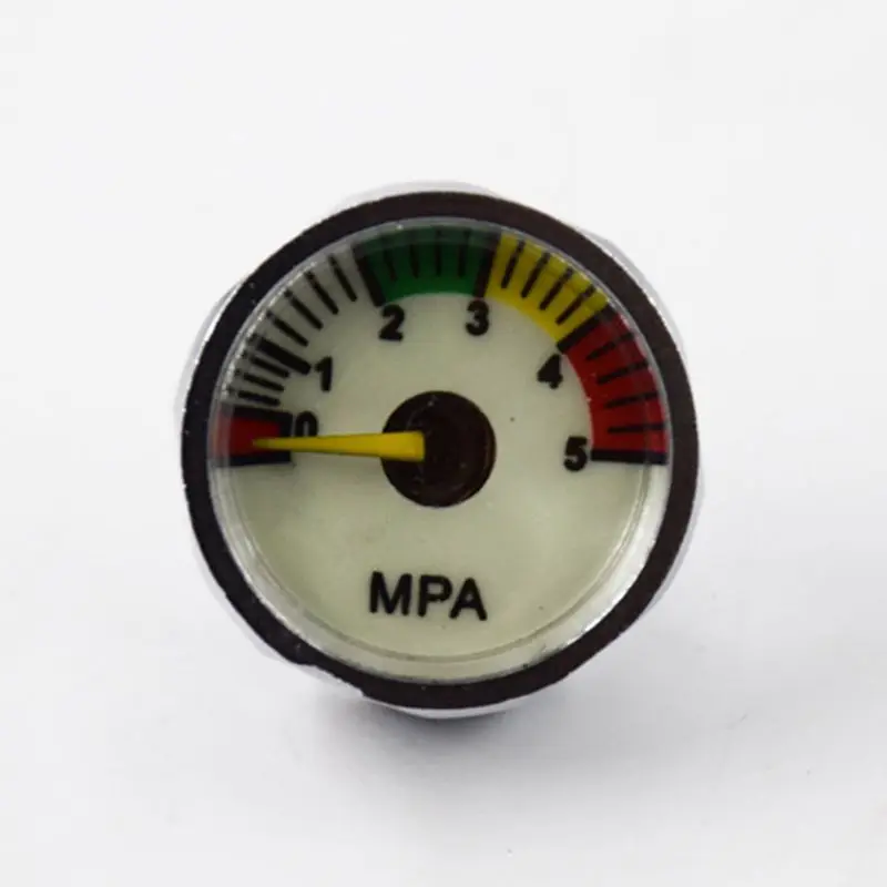 0-5MPA  0-10MPA 0-30MPA 0-40MPA Portable Luminous Air Compressor Gauge Pneumatic Hydraulic Fluid Pressure Gauge M8/M10