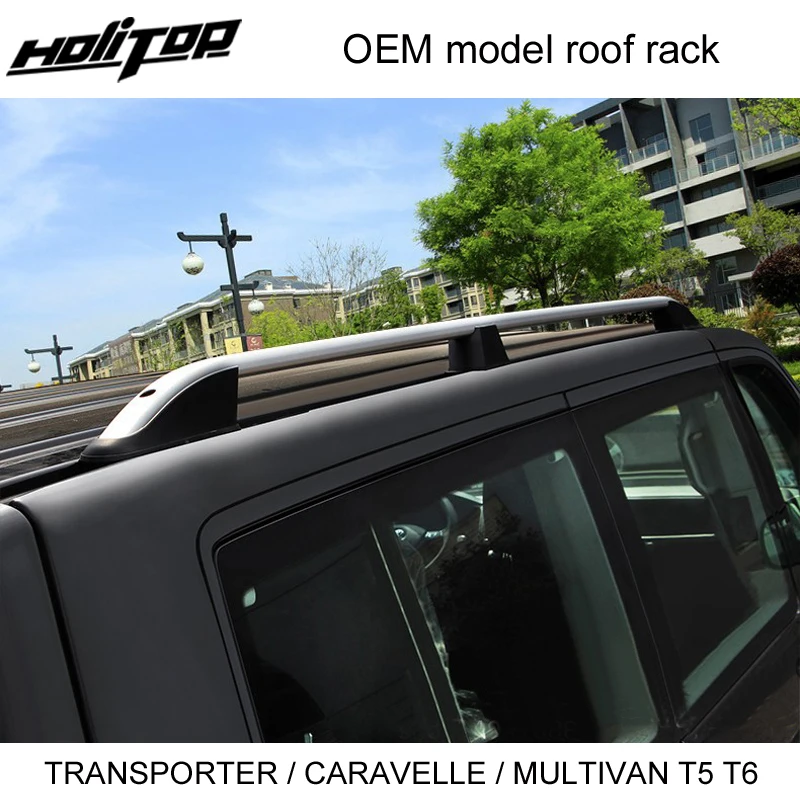 luggage rack roof rail bar roof rack for Volkswagen VW TRANSPORTER /CARAVELLE/ MULTIVAN T5 T6,free drill hole,original model