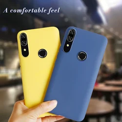 For Cover Huawei P Smart Z Case Plain Silicone Soft TPU Phone Case For Huawei P Smart Z PsmartZ Psmart Z STK-LX1 STK LX1 6.59