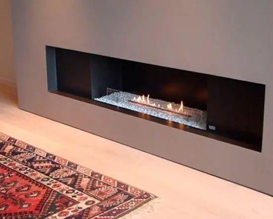 

Inno-Fire 48 inch linear fire place bio fire place ethanol