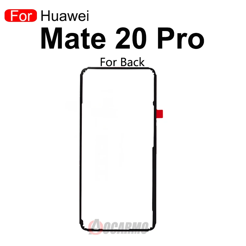 For Huawei Mate 20 Pro Mate20Pro LYA-AL00 Front Frame Lcd Screen Waterproof Sticker Back Cover Adhesive Glue