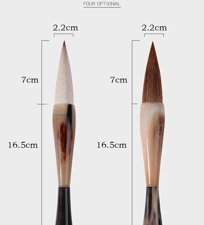 Chinese Traditional Hopper-shaped Brush Landscape Painting Calligraphy Brush Pen Set for Gift Couplets Tinta China Calligraphie