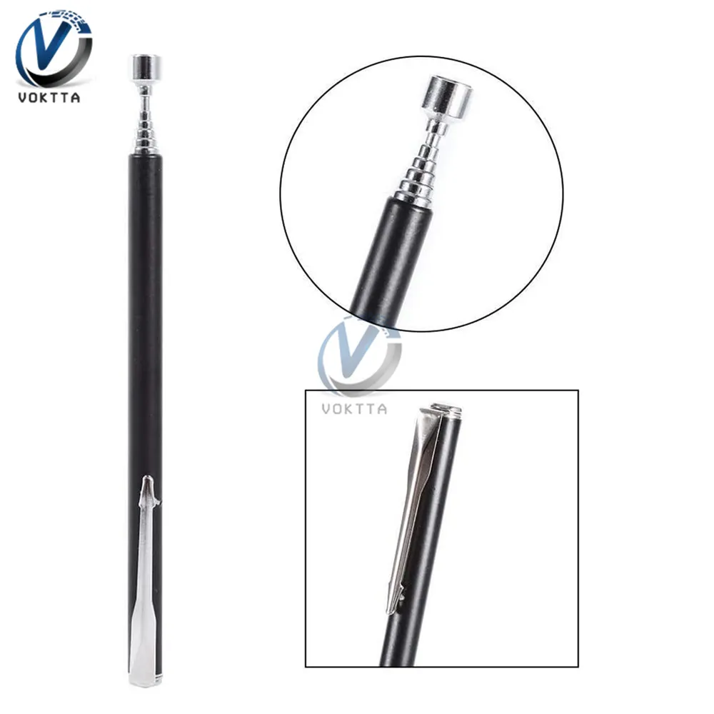 Mini portatile telescopico magnetico Pick Up Rod Stick durevole allungabile tipo magnete penna strumento pratico per raccogliere viti bullone dado