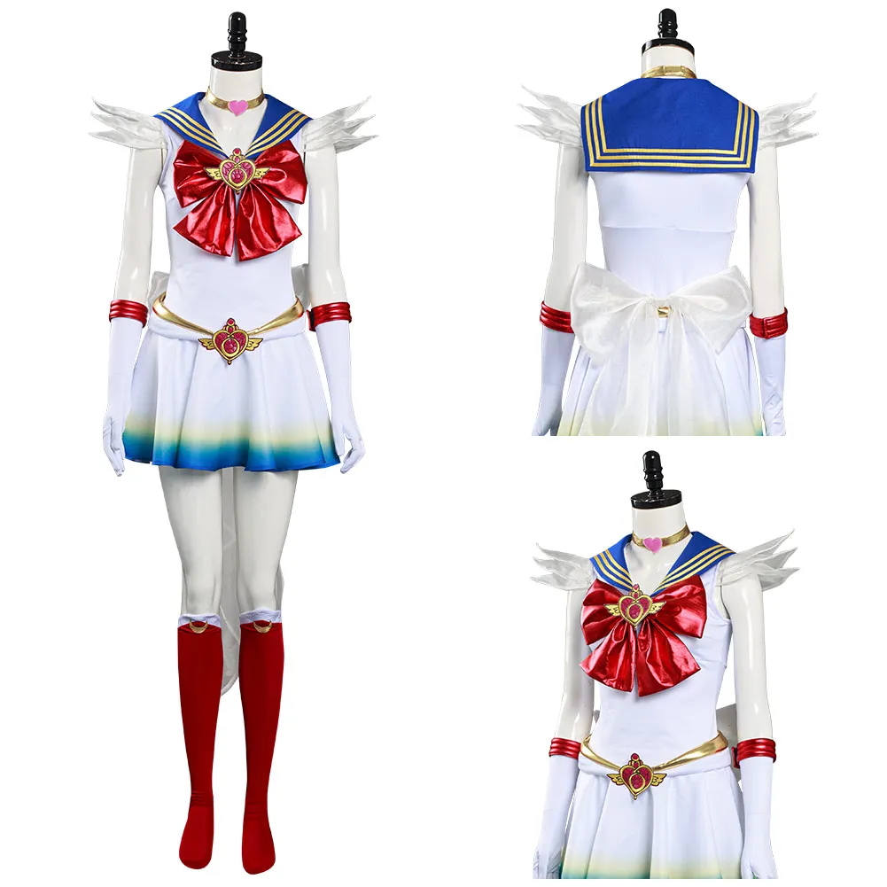 Tsukino Usagi Moon Cosplay Costume Dress Outfits Halloween Carnival Costumes