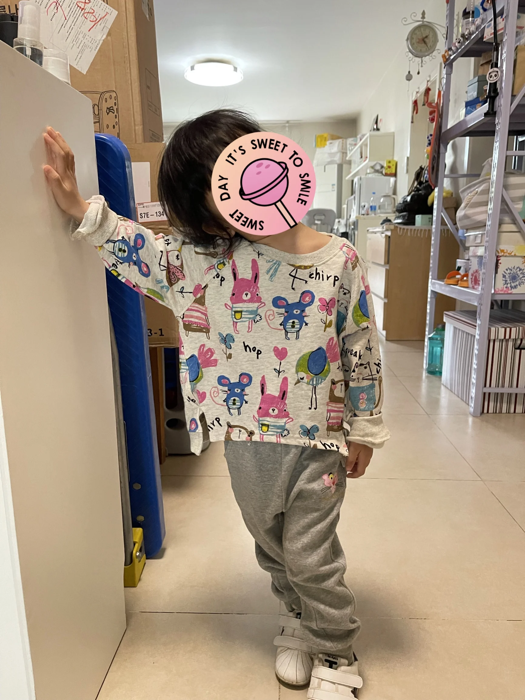 2024 Autumn Spring 2 3 4 5 6 7 8 9 10 Years Casual Long Sleeve Cartoon Animal Print Cotton Loose Sweatshirt For Kids Baby Girls