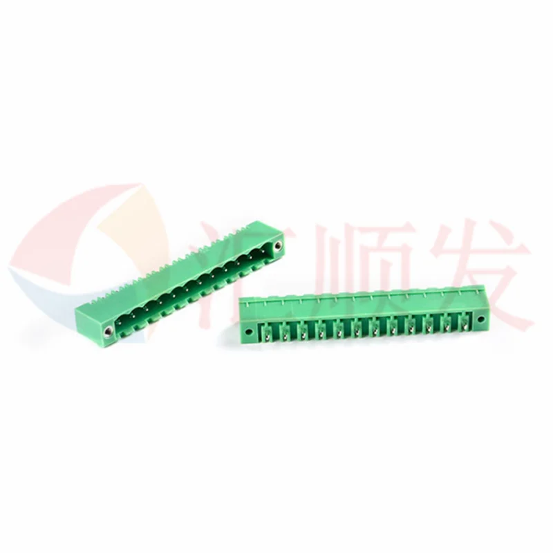 5PCS!!! KF2EDGVM-5.08-2/3/4/5/6/7-12P straight pin socket with ear 5.08mm pitch terminal block