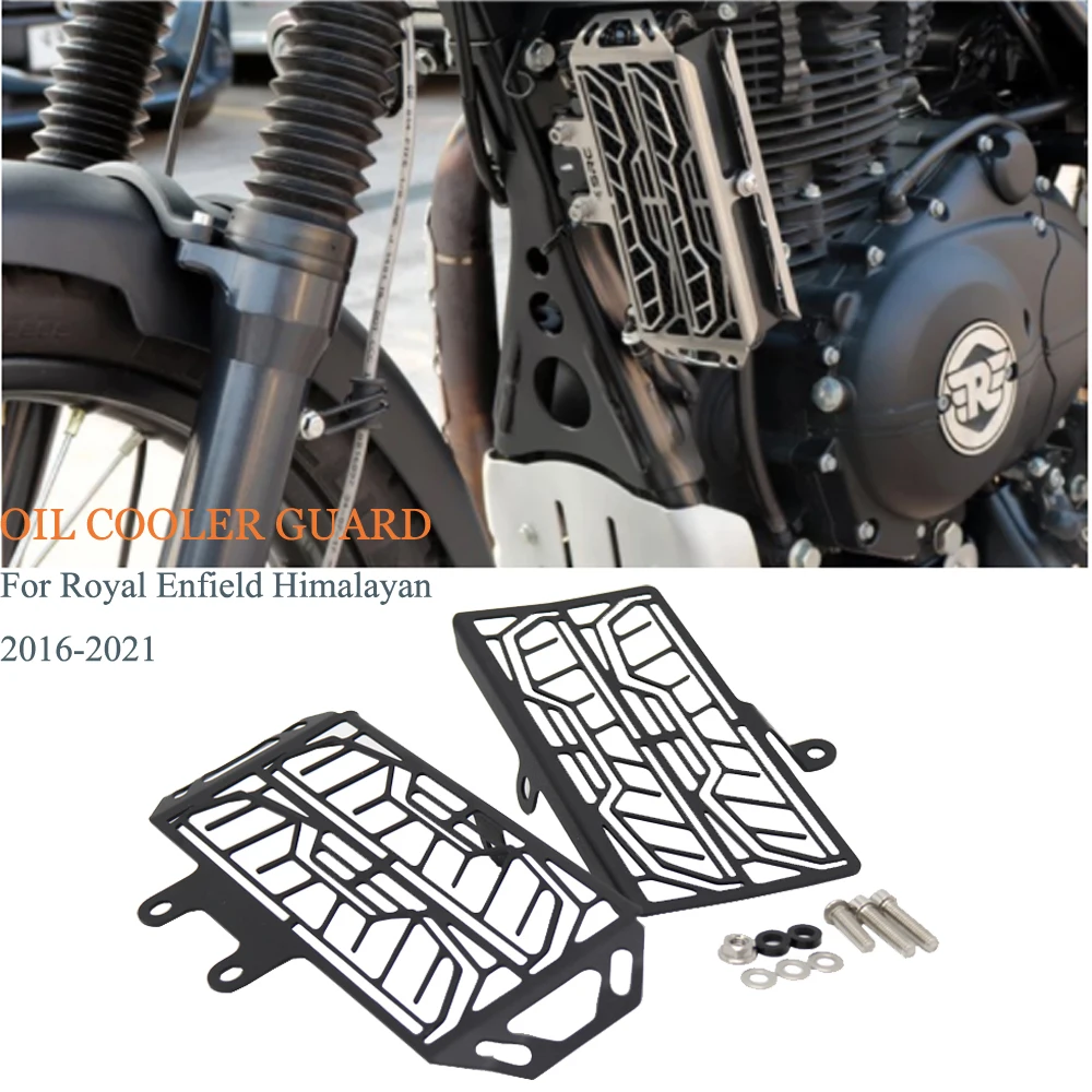 

2021 мотоциклетный масляный радиатор для Royal Enfield Fit, защитная крышка радиатора 2020 2019 2018 2017 2016