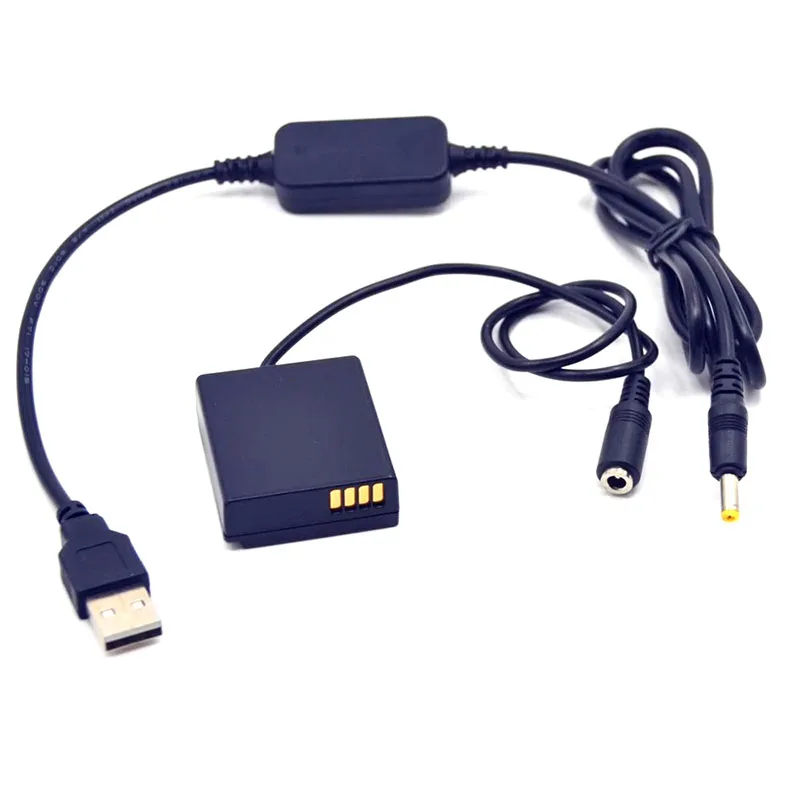 Banco Do poder 5V Adaptador USB + DCC11 DMW-BLG10 BLE9 Manequim Bateria para Lumix DMC-GF6 GF5 GF3 GF3K GX7 GX9 S6 ZS100 LX100 GX80 GX85