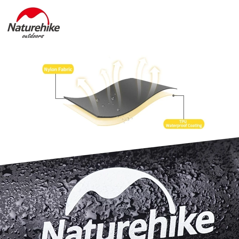 Naturehike-mochila impermeable de nailon para exteriores, cubierta a prueba de lluvia, a prueba de polvo, para viaje, senderismo