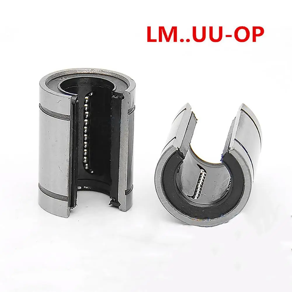 1Pcs Open Type Linear Ball Bearing Block LM10/12/13/16/20/25/30-60UU/UU(YTP) For CNC 3D Printer - Image 3