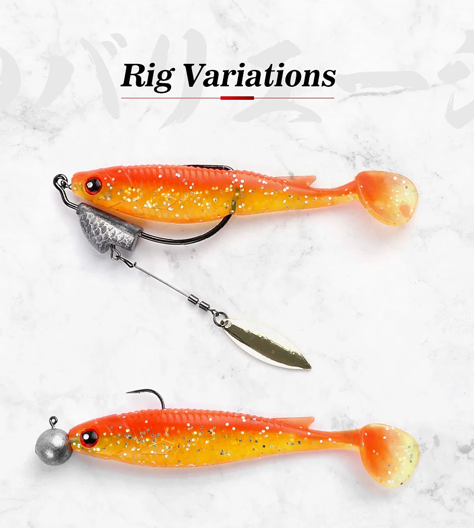 Noeby Weicher Köder 10 cm 11,5 cm Silikon Köder Paddel Swimbait Shad Köder Wobbler Künstliche Weiche Köder für Hecht barsch Angeln Köder – Detail 11
