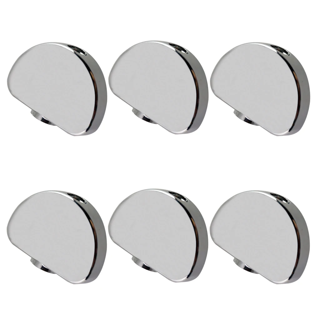 6Pcs Semi-circle Guitar Tuners Machine Head Zinc Alloy Buttons Tuning Peg