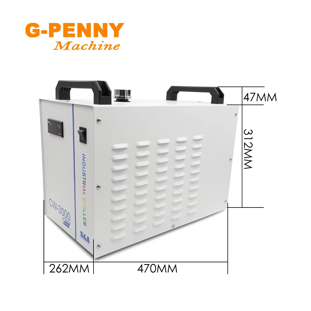Imagem -02 - Bomba de Refrigeração de Água Industrial Chiller de Água para Co2 Gravação a Laser Máquina de Corte de Refrigeração Cw3000 Dg110v Tg220v 380v