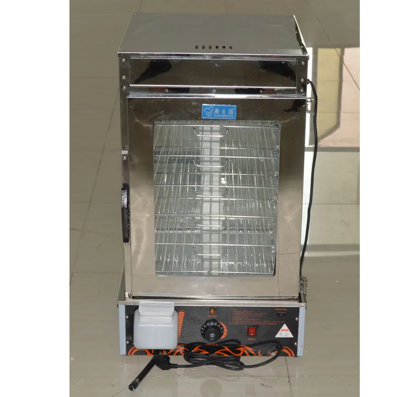 FD-500 التجارية الكهربائية تبخير خزانة محاطة تشديد الزجاج التجاري كعكة باخرة الخبز باخرة البخار الكعك