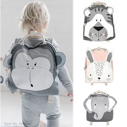 Baby Backpack 3-8Y Kids Light Bags Cartoon Animal Children's Boys Girls Schoolbag Snacks Toys Storage Bag Room Cotton Backpacks