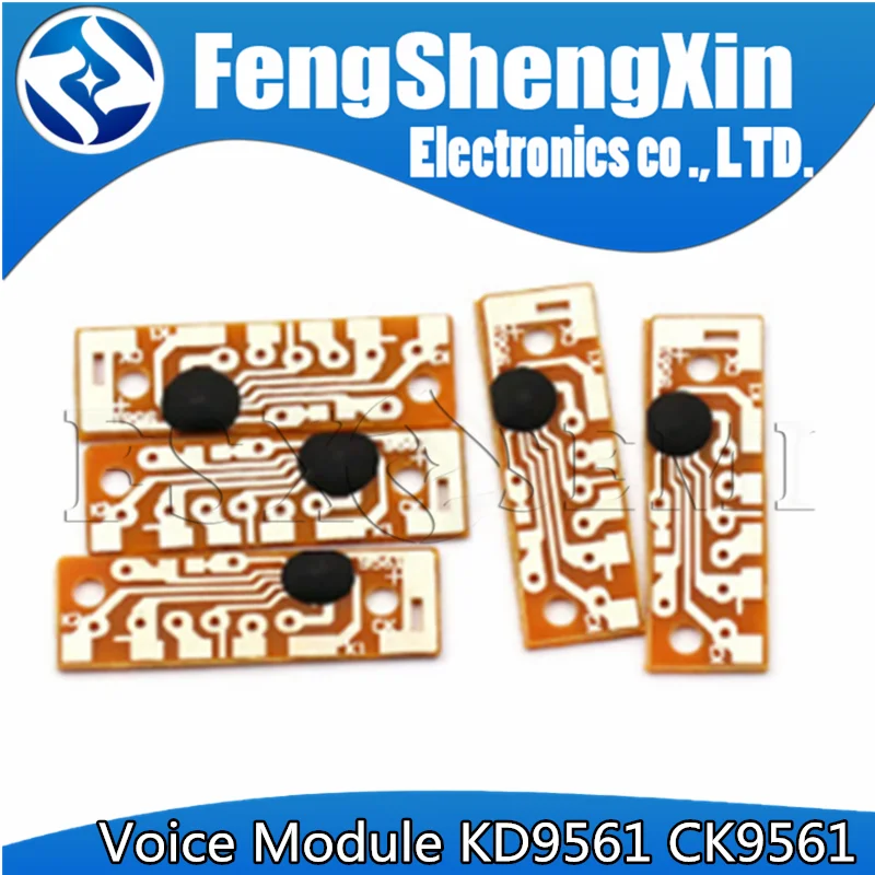 10 pz/lotto KD9561 CK9561 modulo vocale modulo di allarme 4 tipi di suono Kit fai da te VCC GND