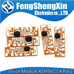 Módulo de alarma KD9561 CK9561, módulo de voz, 4 tipos de sonido, Kit DIY, VCC, GND, 10 unids/lote