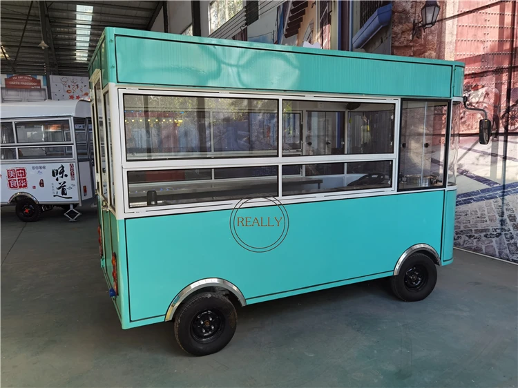 جديد شاحنة طعام متنقلة شاحنة القهوة هوت دوج عربة وجبة خفيفة بيع المعدات للبيع في الشارع