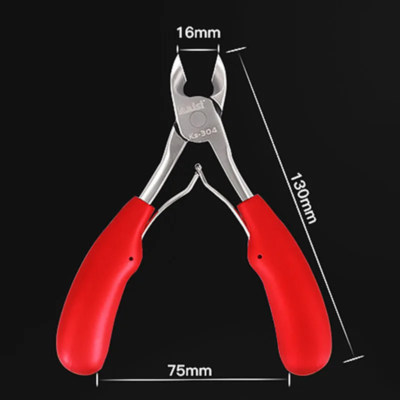 KS-304 Hoge Kwaliteit Reparatie Tang Handvat Gereedschap Mobiele Telefoon Moederbord Onderhoud Shield Speciale Cutting Diagonale Neus Draad