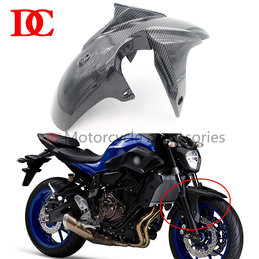 Yamaha MT-07 FZ-07 2012 2013 2014 2015 2016 2017 Carbon fiber front tire cover fairing MT07 FZ 07 front fender mudguard splash