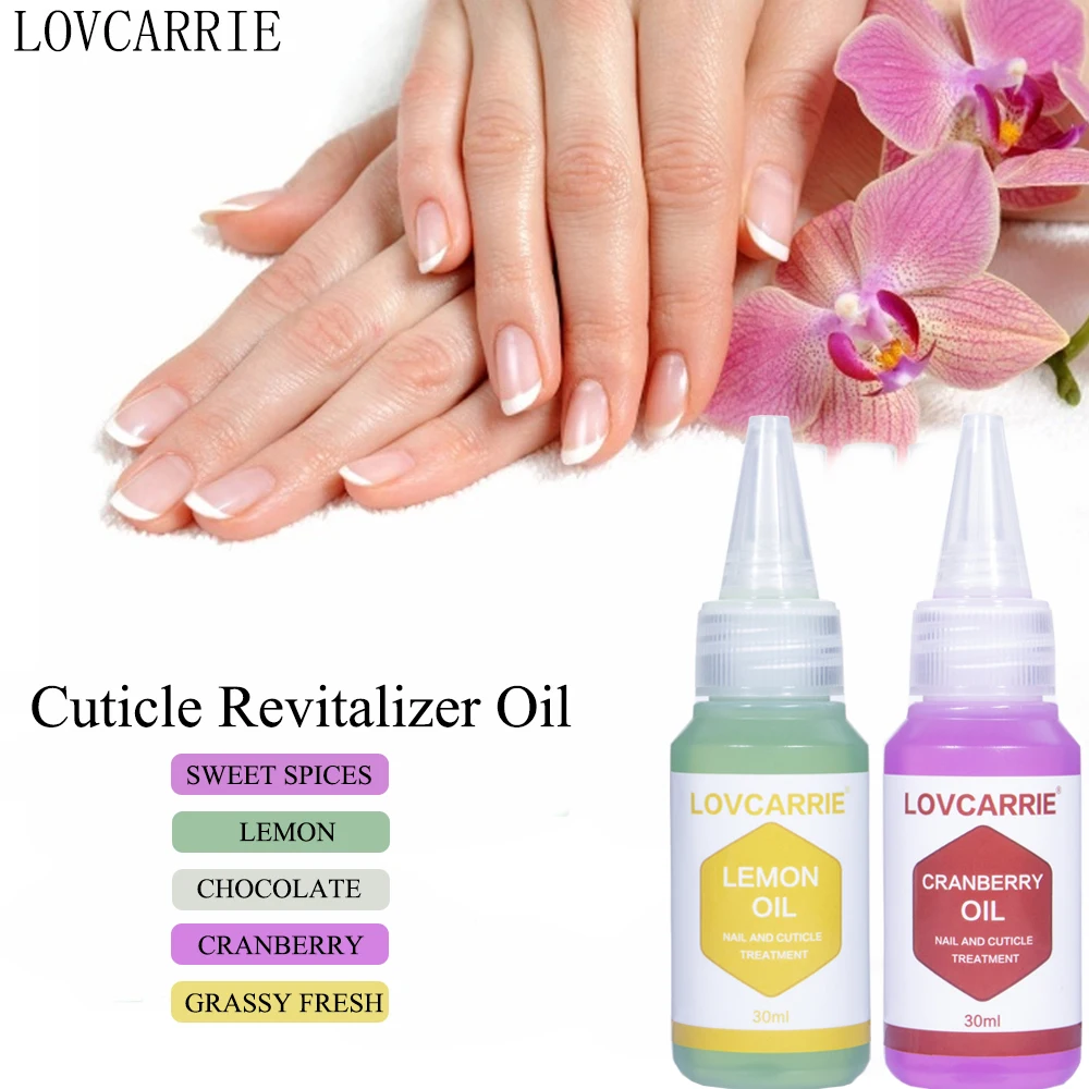 LOVCARRIE 30ML Cuticle Oil Professional Nails Revit Liquid Nutrition Nail Art Treatment Tools for Thin Nails Repair 2021 NEW